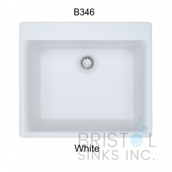 Virtuo Granite Single Topmount Bowl Kitchen Sink