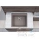 Virtuo Granite Single Topmount Bowl Kitchen Sink
