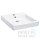 BV111 Above Counter Vitreous China Square Vessel Bathroom Sink