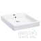 BV111 Above Counter Vitreous China Square Vessel Bathroom Sink