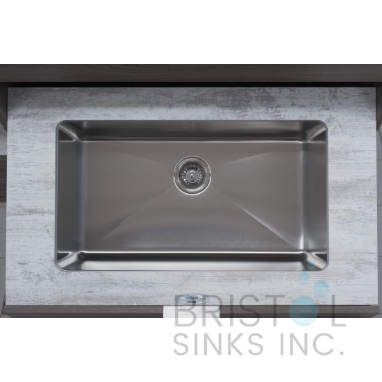 B1606 Undermount Stainless Steel Kitchen Sink 20 mm Corners