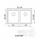 B1807 Undermount Stainless Steel Kitchen Sink 20 mm Corners B1807 Undermount Stainless Steel Kitchen Sink 20 mm Corners