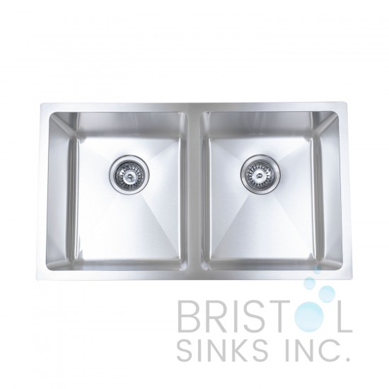B1807 Undermount Stainless Steel Kitchen Sink 20 mm Corners