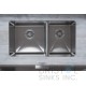 B1608 Undermount Stainless Steel Kitchen Sink 20 mm Corners