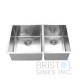 B1608 Undermount Stainless Steel Kitchen Sink 20 mm Corners