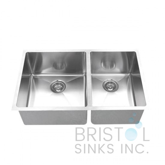 B1808 Undermount Stainless Steel Kitchen Sink 20 mm Corners