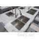 B1811 Undermount Stainless Steel Kitchen Sink 20 mm Corners