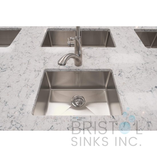 B1613 Undermount Stainless Steel Kitchen Sink 20 mm Corners