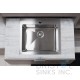 B1207 Drop-In Stainless Steel 1-Hole Single Bowl Kitchen Sink B1207 Drop-In Stainless Steel 1-Hole Single Bowl Kitchen Sink