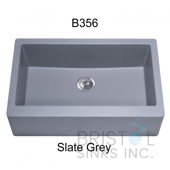 Virtuo Granite Farmhouse/Apron Single Bowl Kitchen Sink