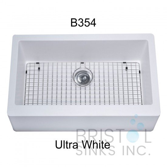 Virtuo Granite Farmhouse/Apron Single Bowl Kitchen Sink