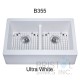 Virtuo Granite Farmhouse/Apron Double Bowl Kitchen Sink