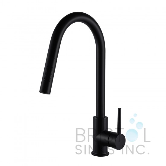 Rivera Kitchen Pull-down Faucet - Matte Black