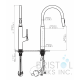 Solano Kitchen Pull-out Faucet- Chrome