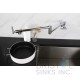 Mercada Kitchen Pot Filler Wall Mounted Faucet- Chrome
