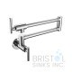 Mercada Kitchen Pot Filler Wall Mounted Faucet- Chrome