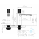 Rafael Single Hole Vanity Faucet - Chrome Finish