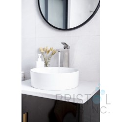 Palma Single Hole Vessel Faucet - Brushed Nickel