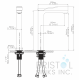 Granada Single Hole Vessel Faucet - Chrome