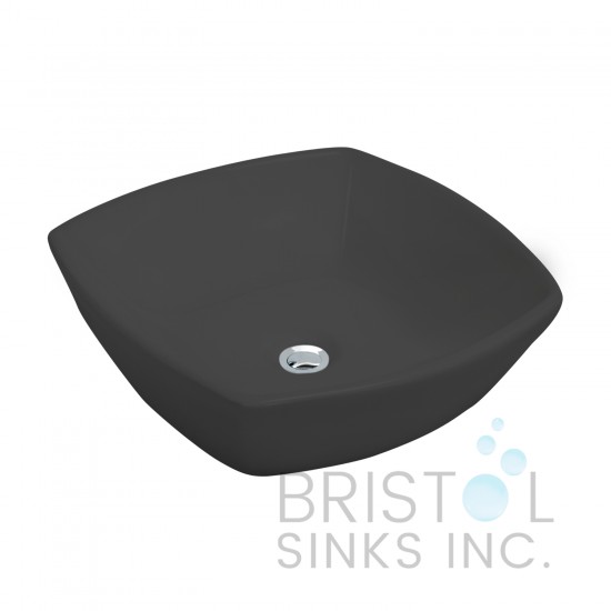 BV115 Black  Vessel Vanity Sink