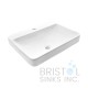 BV116 Vitreous China Rectangular Vessel Vanity Sink