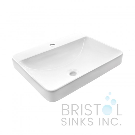 BV116 Vitreous China Rectangular Vessel Vanity Sink