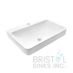 BV116 Vitreous China Rectangular Vessel Vanity Sink