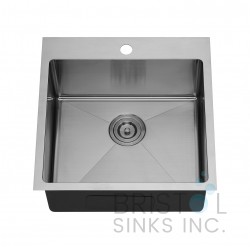 B1205 Top-mount Stainless Steel Single Bowl Laundry Sink B1205 Top-mount Stainless Steel Single Bowl Laundry Sink
