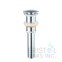 New Pop-Up Bathroom Sink Drain - No Overflow - Chrome New Pop-Up Bathroom Sink Drain - No Overflow - Chrome