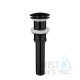 New Pop-Up Bathroom Sink Drain - No Overflow - Matte Black