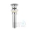 New Pop-Up Bathroom Sink Drain - With Overflow - Chrome 