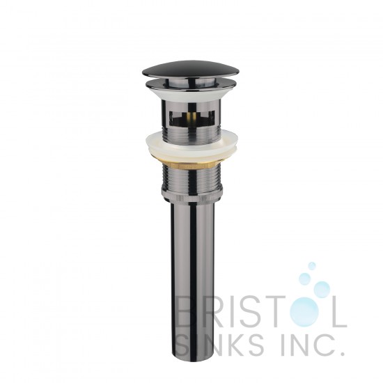 New Pop-Up Bathroom Sink Drain - With Overflow - Brushed Nickel 