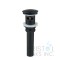 New Pop-Up Bathroom Sink Drain - With Overflow - Matte Black