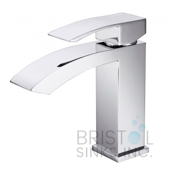 Carmen Single Hole Vanity Faucet - Chrome