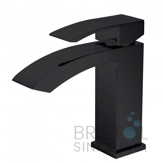 Carmen Single Hole Vanity Faucet - Matte Black Finish