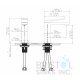 Carolina Single Hole Vanity Faucet - Brushed Nickel