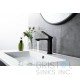 Carolina Single Hole Vanity Faucet - Matte Black Finish