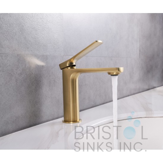 Carolina Single Hole Vanity Faucet - Gold