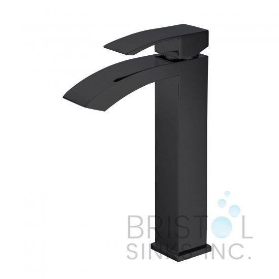 Cordoba Vessel Single Hole Faucet - Matte Black Finish