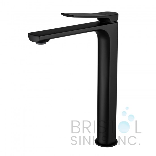 Granada Single Hole Vessel Faucet - Matte Black Finish