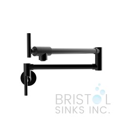 Mercada Kitchen Pot Filler Wall Mounted Faucet- Matte Black