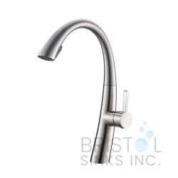 Morelia Kitchen High-Arc Faucet - Brushed Nickel