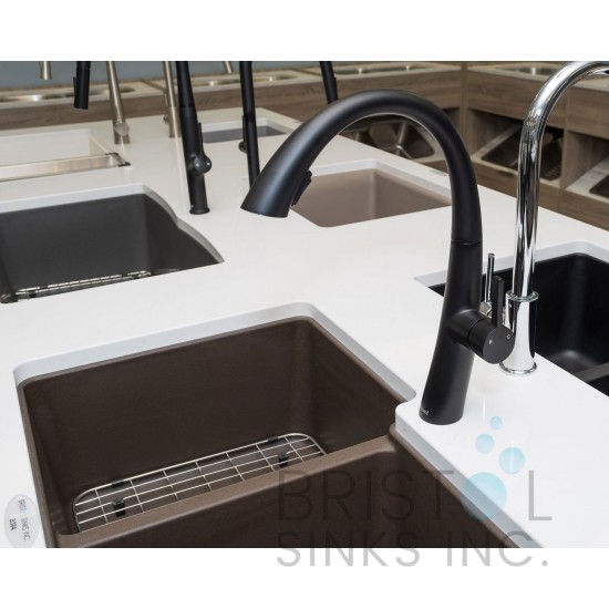 Morelia Kitchen High-Arc Faucet - Matte Black Finish