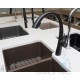 Morelia Kitchen High-Arc Faucet - Matte Black Finish