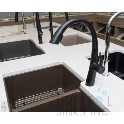 Morelia Kitchen High-Arc Faucet - Matte Black Finish