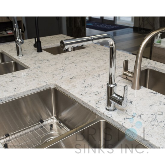 Salina Kitchen Pull-Out Faucet- Brushed Nickel