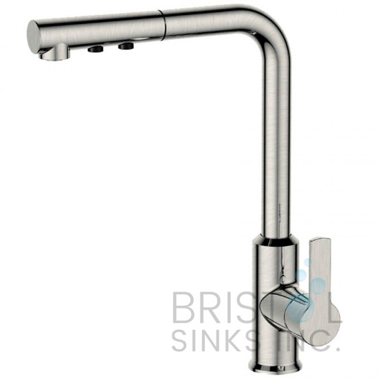 Salina Kitchen Pull-Out Faucet- Brushed Nickel