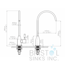 Sotara Kitchen Reverse Osmosis Filtration Faucet - Brushed Nickel