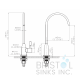 Sotara Kitchen Reverse Osmosis Filtration Faucet - Brushed Nickel