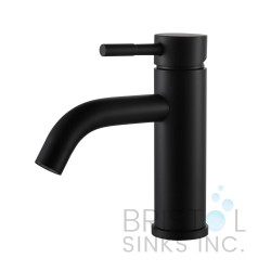 Toledo Single Hole Vanity Faucet - Matte Black Finish